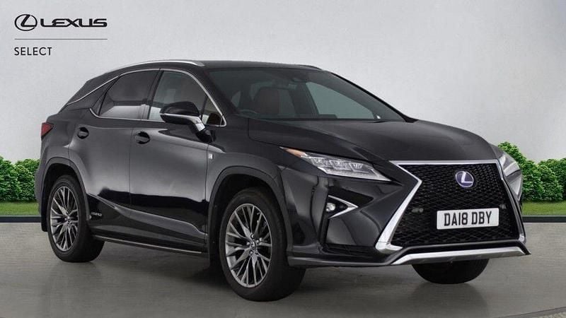 Black Used 2018 Lexus RX450h Sport Line SUV | £25,450 (Fair price) - Image 1/4