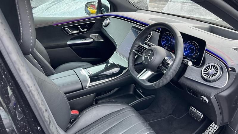 Used Mercedes EQE500 AMG line 300 kW (408 HP) 2024 Obsidian black metallic Sedan