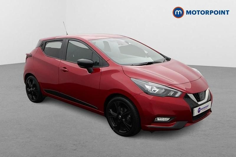 Red Used 2022 Nissan Micra Hatchback | £12,299 (Fair price) - Image 1/4
