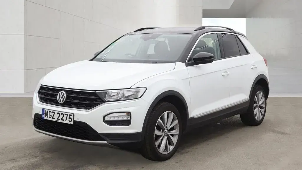 Used VW T-Roc Design 115 HP (84 kW) 2019 White SUV