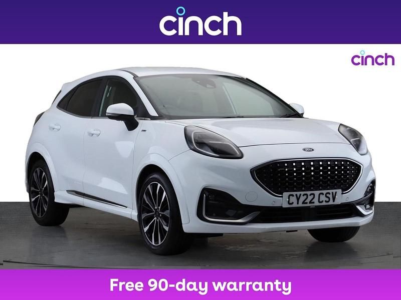 White Used 2022 Ford Puma ST-Line SUV | £13,399 (Fair price) - Image 1/3