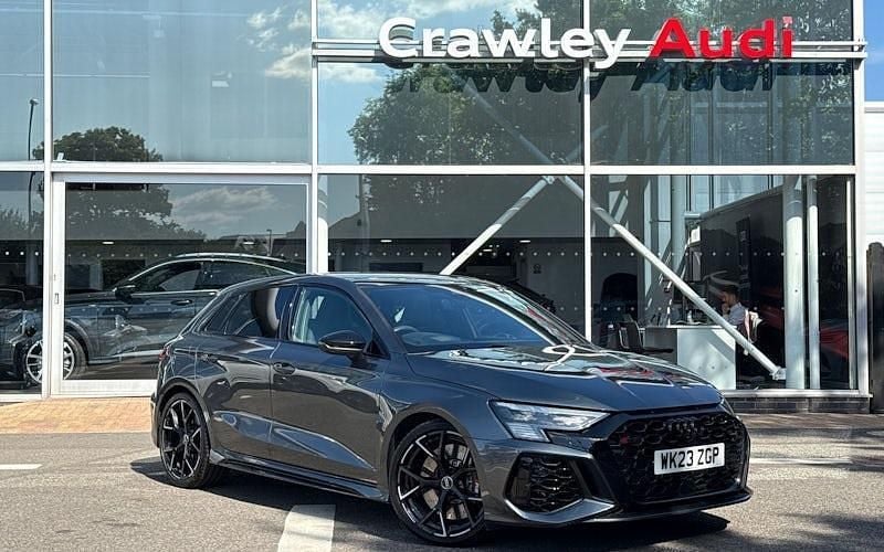 Grey Used 2023 Audi RS3 Comfort Hatchback | £53,490 (Fair price) - Image 1/4
