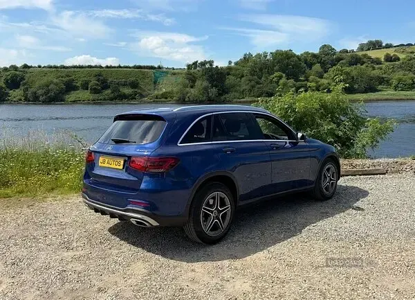 Used Mercedes GLC220 AMG line 194 HP (142 kW) 2021 Blue SUV