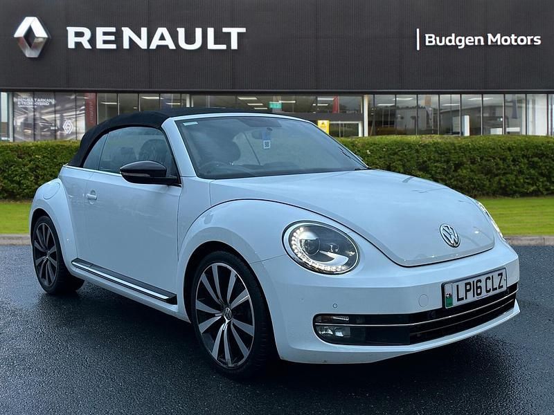 White Used 2016 VW Beetle Sportline Cabriolet | £11,901 (A bit pricey) - Image 1/4
