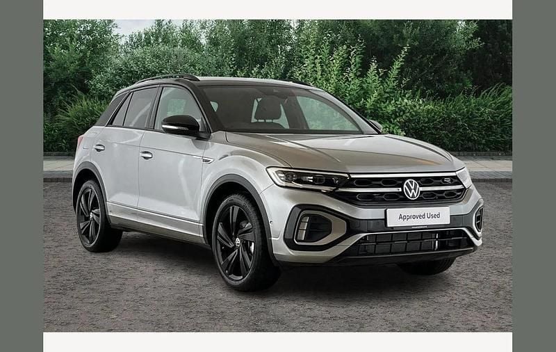 Silver New 2025 VW T-Roc Black Edition SUV | £34,010 (Super price) - Image 1/3