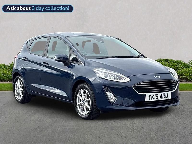 Blue Used 2019 Ford Fiesta Zetec Hatchback | £8,743 (Fair price) - Image 1/4