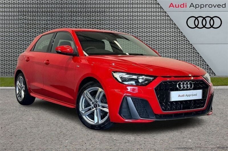 Red Used 2022 Audi A1 S-Line Hatchback | £18,492 (Fair price) - Image 1/3