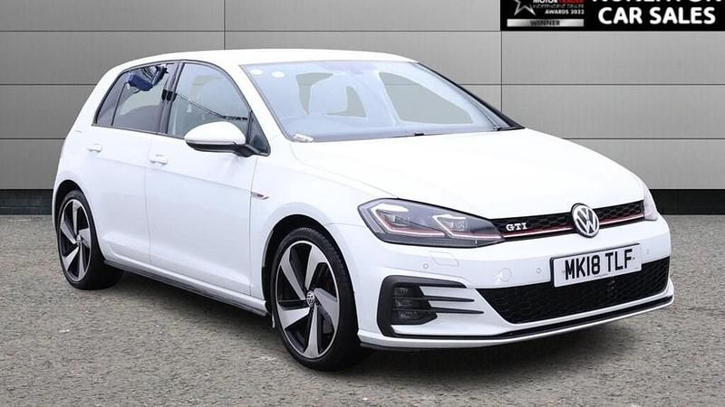 White Used 2018 VW Golf VII GTI Hatchback | £15,900 (Good price) - Image 1/4