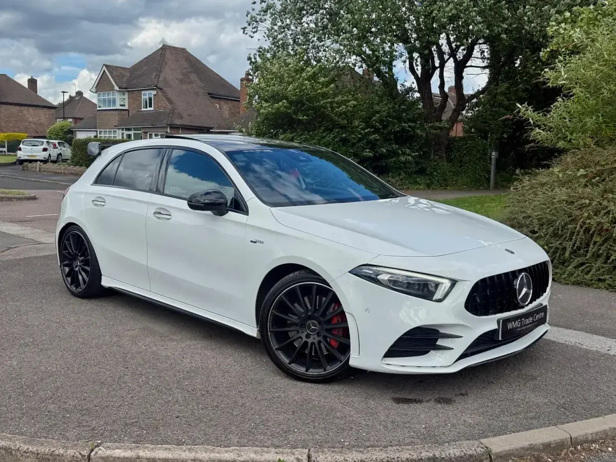 Used Mercedes A35 AMG Premium Plus 2019 White Hatchback
