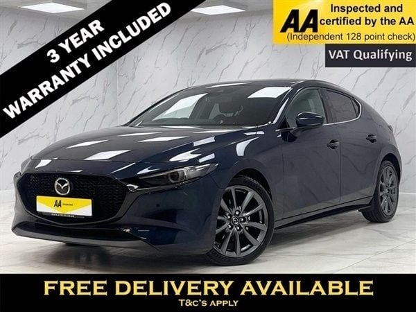 Blue Used 2021 Mazda 3 Inclusive Hatchback | £17,154 (Expensive) - Image 1/1