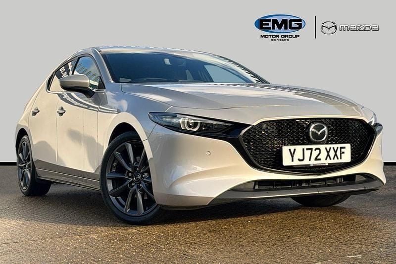 Silver Used 2023 Mazda 3 Inclusive Hatchback | £15,495 (Fair price) - Image 1/3