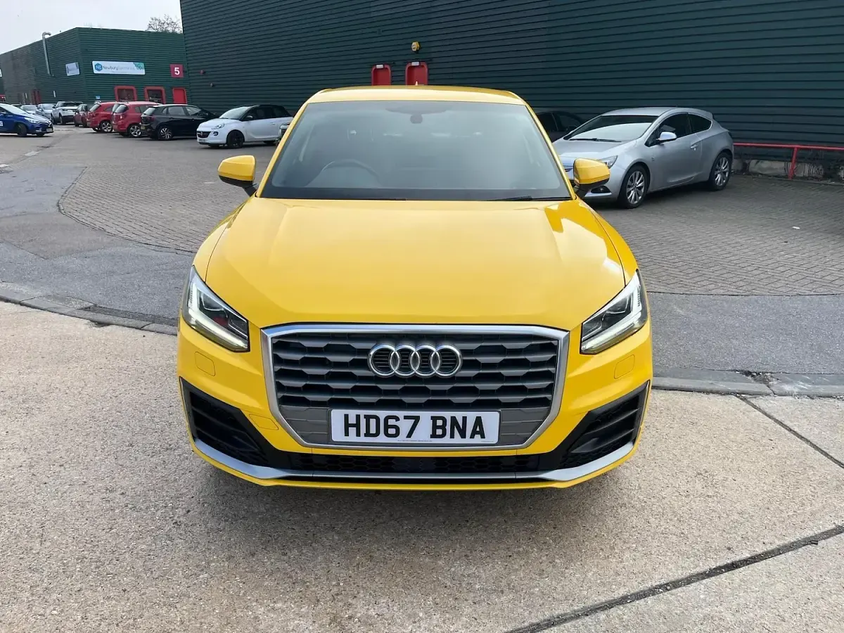 Used Audi Q2 S-Line 150 HP (110 kW) 2017 Yellow SUV