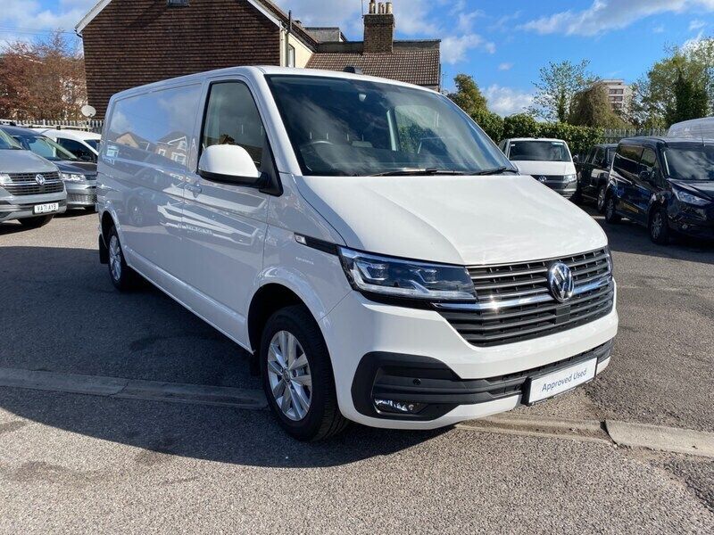 White Used 2023 VW T6.1 Highline Van | £32,994 (Fair price) - Image 1/4