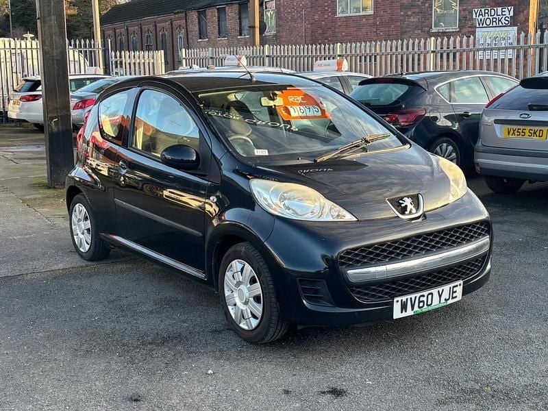 Used Peugeot 107 68 HP (50 kW) 2010 Black Hatchback