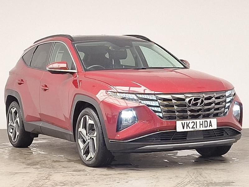 Red Used 2021 Hyundai Tucson Ultimate SUV | £20,998 (Fair price) - Image 1/4