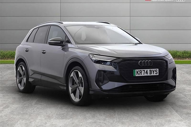Grey Used 2024 Audi Q4 e-tron Black Edition SUV | £39,999 (A bit pricey) - Image 1/4