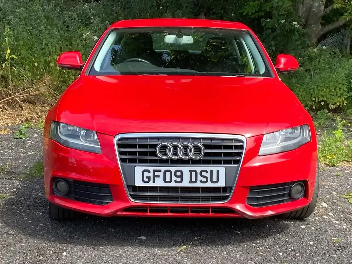 Used Audi A4 2009 Red Sedan