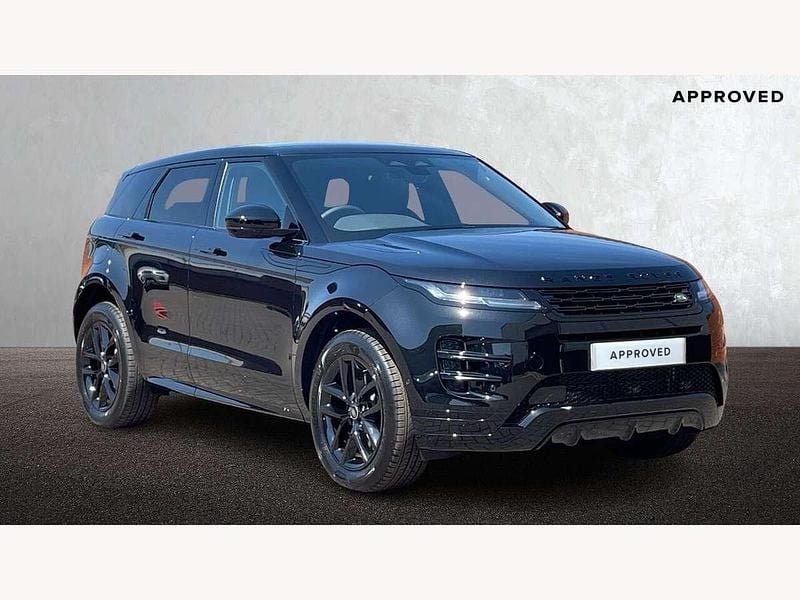 Santorini black Used 2025 Land Rover Range Rover evoque SUV | £47,950 - Image 1/4