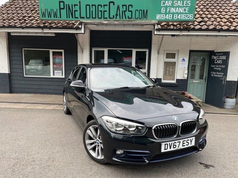 Black Used 2017 BMW 116 Sport Line Hatchback | £9,599 (Fair price) - Image 1/4
