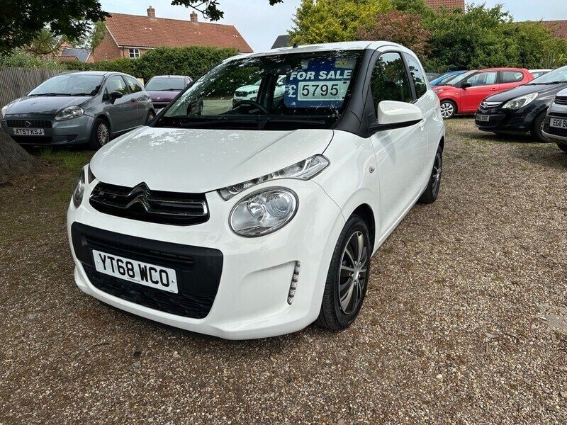 White Used 2018 Citroën C1 Feel Hatchback | £5,795 (Fair price) - Image 1/4