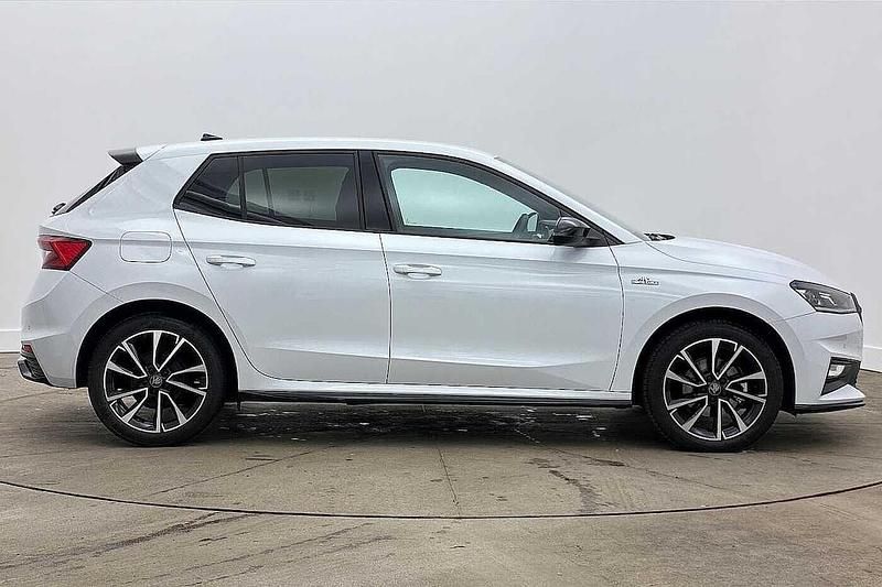 Used Skoda Fabia Monte Carlo 85 HP (62 kW) 2025 Moon white metallic Hatchback