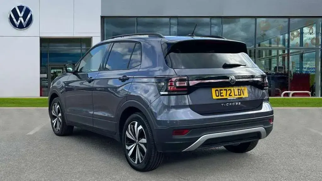 Used VW T-Cross Black Edition 95 HP (69 kW) 2023 Smokey grey metallic SUV