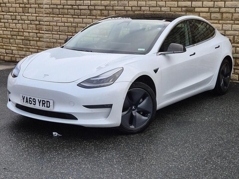 Used Tesla Model 3 Long Range AWD 366 kW (498 HP) 2020 White Sedan