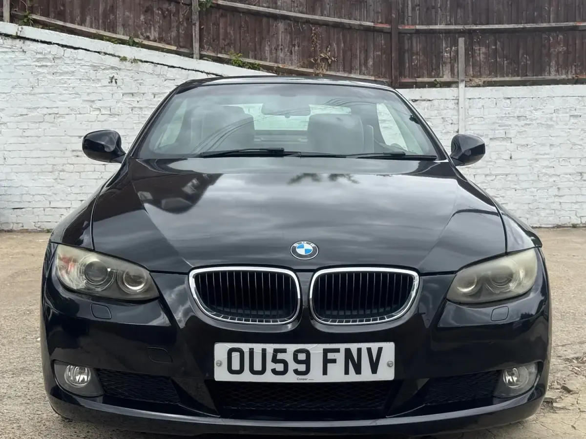 Used BMW 320 Cabriolet 2009 Black Cabriolet