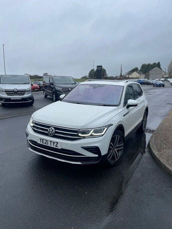 White Used 2021 VW Tiguan Elegance SUV | £22,499 (Fair price) - Image 1/4