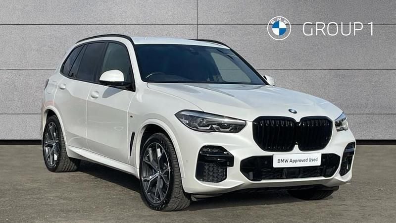 White Used 2022 BMW X5 M Sport SUV | £44,495 (Super price) - Image 1/4