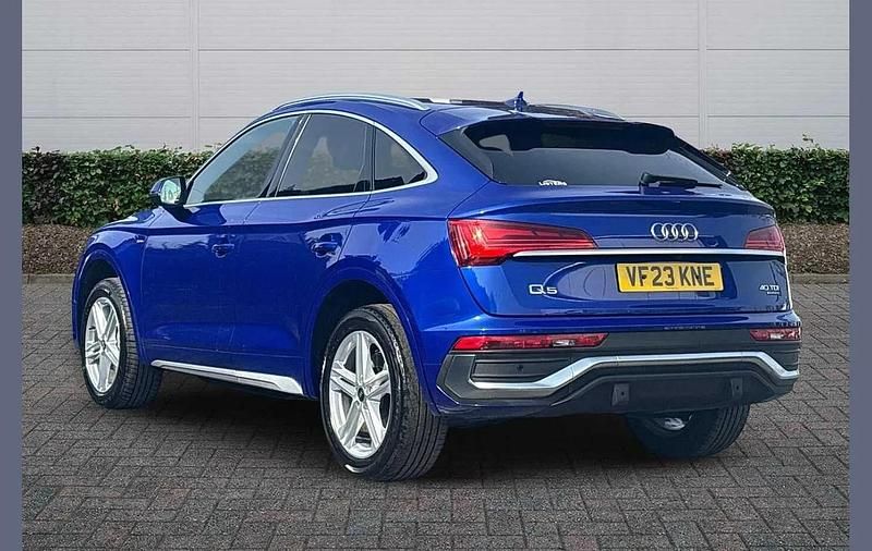 Used Audi Q5 Sportback S-Line 200 HP (147 kW) 2023 Blue SUV