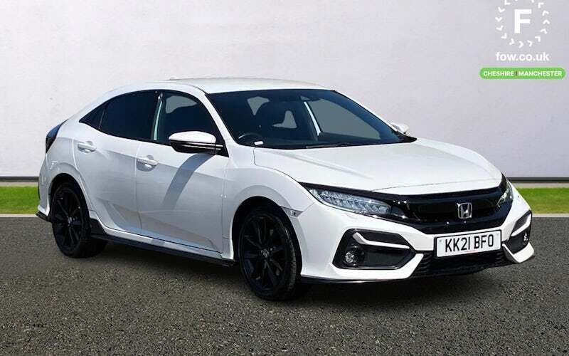 White Used 2021 Honda Civic Sport Hatchback | £16,299 (Good price) - Image 1/4