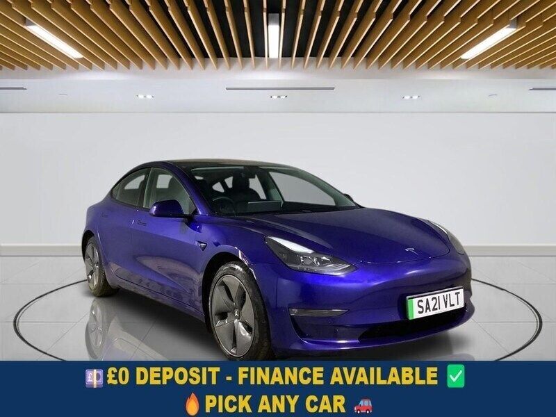 Blue Used 2021 Tesla Model 3 Long Range Sedan | £16,049 (Fair price) - Image 1/3
