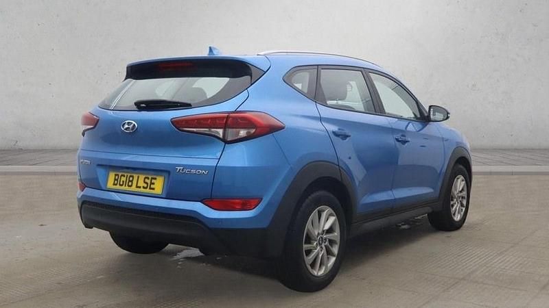 Used Hyundai Tucson SE 141 HP (103 kW) 2018 Blue SUV