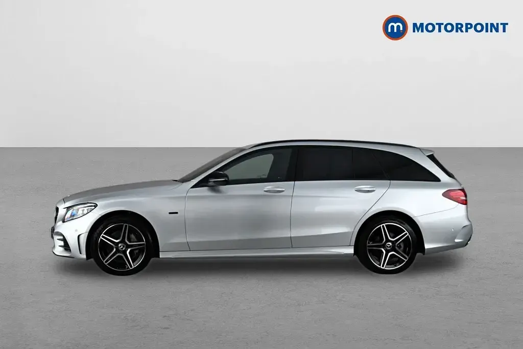 Used Mercedes C300e AMG line 2021 Silver Estate