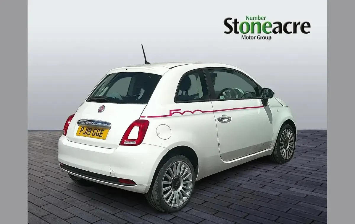 Used Fiat 500 Pop 69 HP (50 kW) 2019 White Hatchback