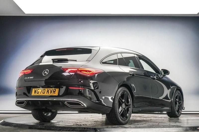 Used Mercedes CLA180 Shooting Brake AMG line 136 HP (100 kW) 2020 Black Estate