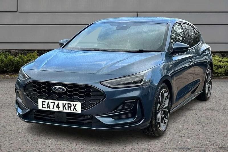 Used Ford Focus ST-Line X 153 HP (112 kW) 2024 Blue Hatchback