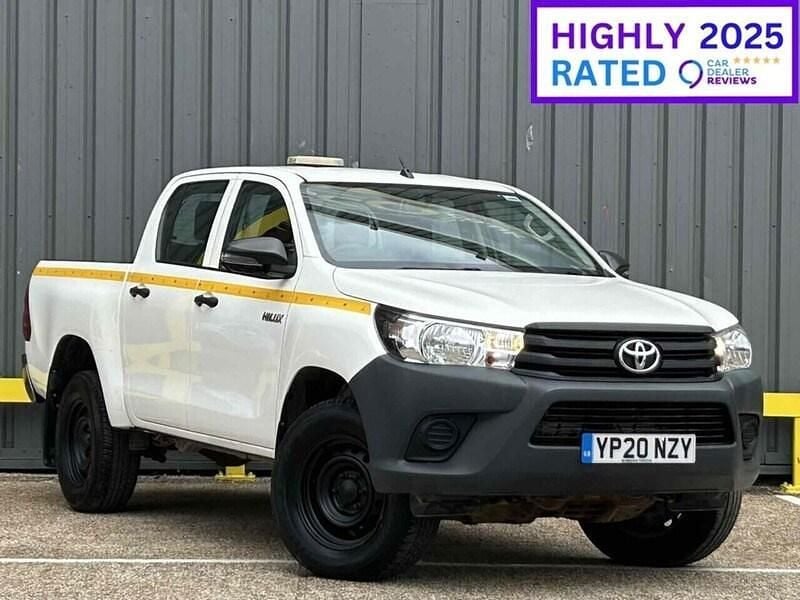 White Used 2020 Toyota HiLux Active Pickup | £16,995 (Super price) - Image 1/2
