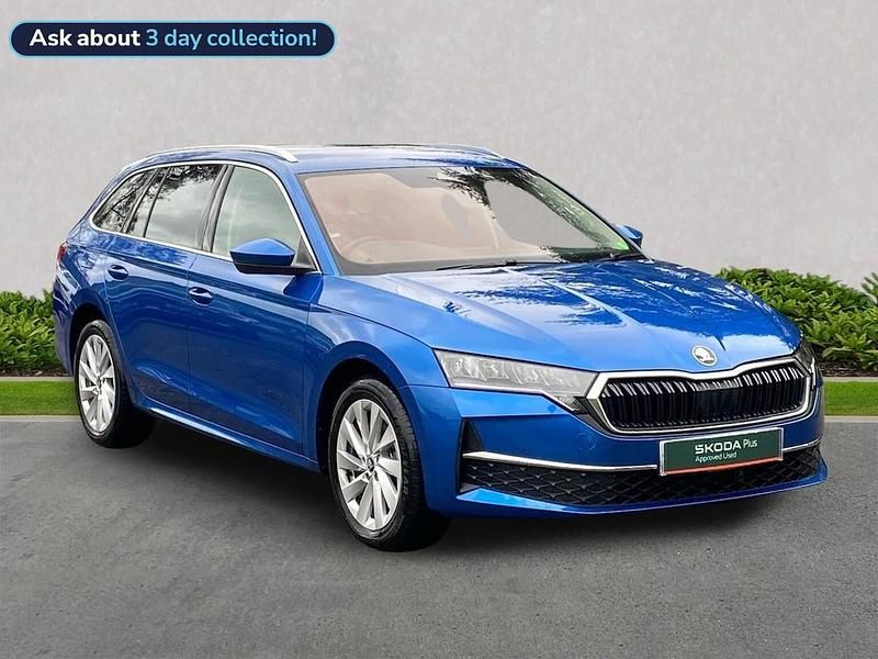 Blue New 2025 Skoda Octavia SE L Estate | £27,462 - Image 1/2