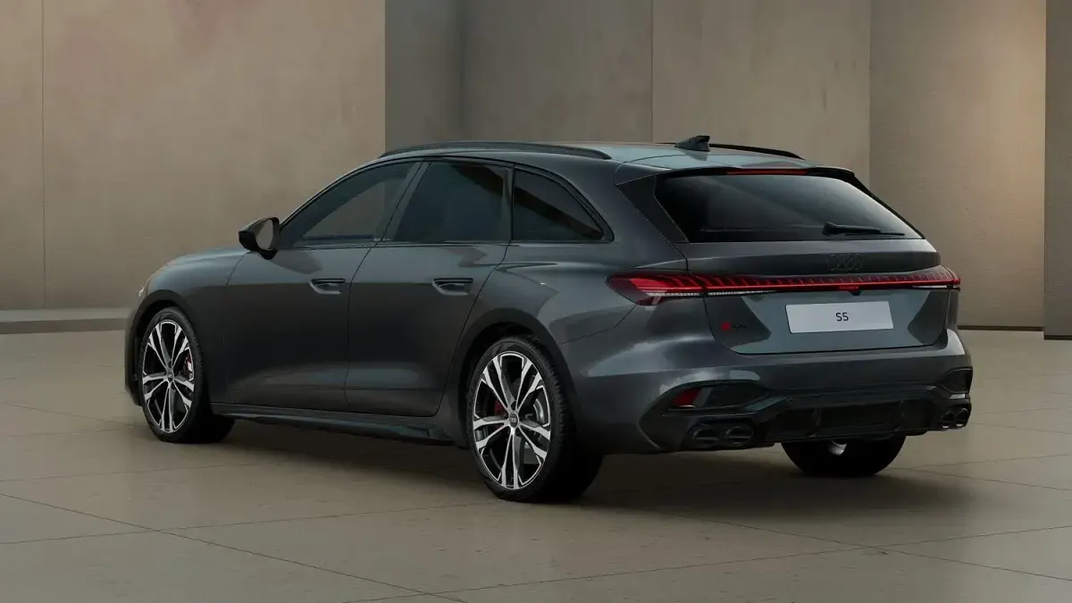 New Audi S5 Black Edition 2026 Grey Estate