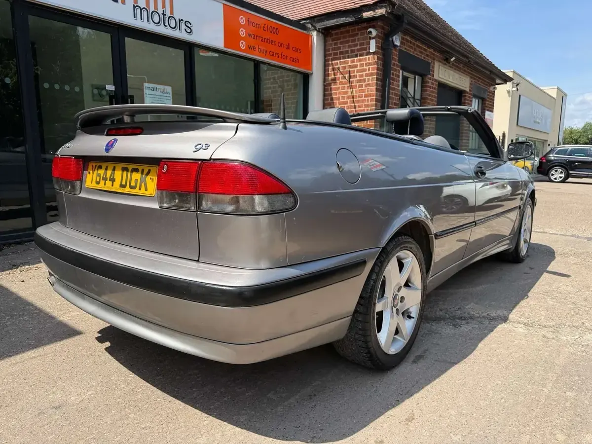 Used Saab 9-3 185 HP (136 kW) 2001 Grey Cabriolet