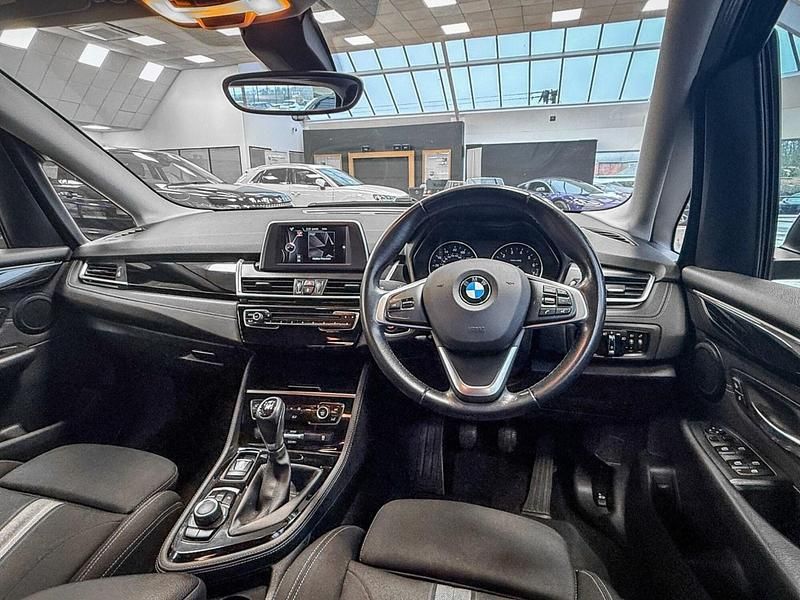 Used BMW 218 Sport Line 136 HP (100 kW) 2015 Grey Hatchback