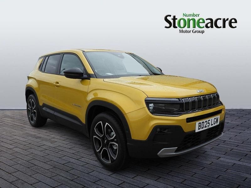 Yellow New 2025 Jeep Avenger Summit SUV | £22,495 (Fair price) - Image 1/4