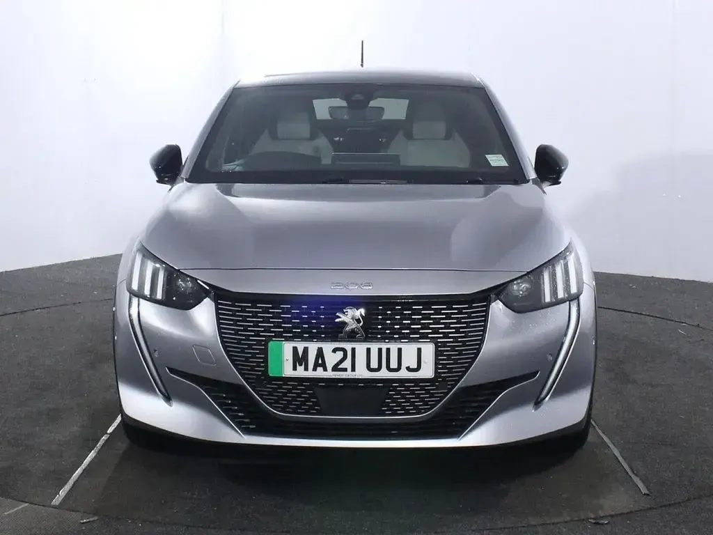Used Peugeot e-208 Premium 100 kW (136 HP) 2021 Grey Hatchback