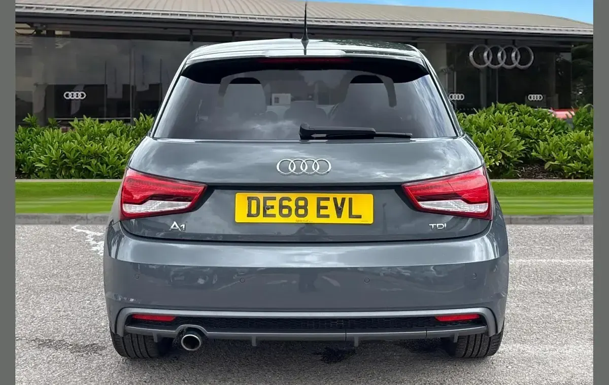 Used Audi A1 S-Line 116 HP (85 kW) 2018 Grey Hatchback