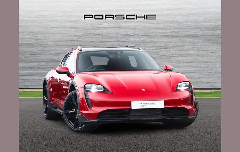 Used Porsche Taycan Cross Turismo 344 kW (469 HP) 2022 Red Estate