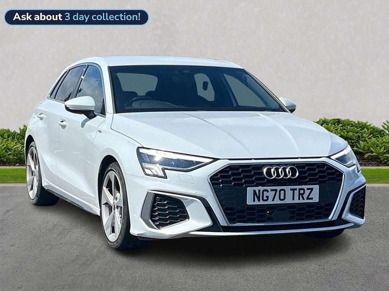 White Used 2020 Audi Q3 S-Line SUV | £18,488 (Super price) - Image 1/4