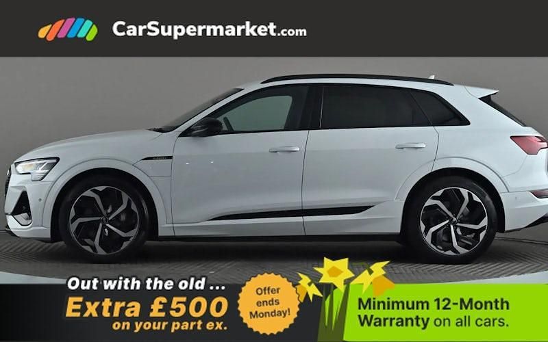 Used Audi e-tron Black Edition 230 kW (313 HP) 2022 White SUV