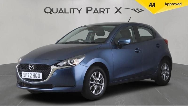 Begagnad Mazda 2 2022 Blå Halvkombi